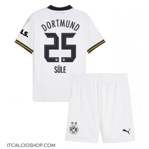 Borussia Dortmund Niklas Sule #25 Terza Maglia Bambino 2024-25 Manica Corta (+ Pantaloni corti)